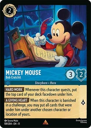 Mickey Mouse - Bob Cratchit | Cold Foil (159/204) [Winterspell]