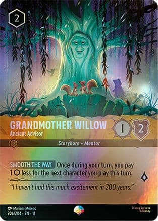 Grandmother Willow - Ancient Advisor (Epic) | Holofoil (206/204) [Winterspell]