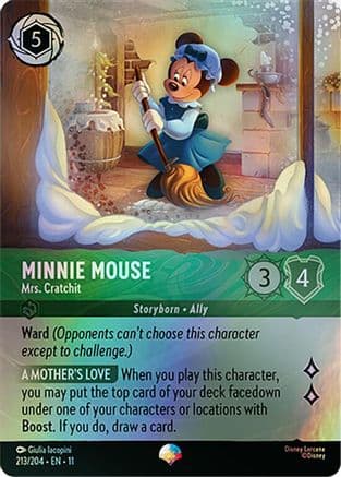 Minnie Mouse - Mrs. Cratchit (Epic) | Holofoil (213/204) [Winterspell]