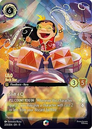 Lilo - Rock Star (Enchanted) | Holofoil (223/204) [Winterspell]