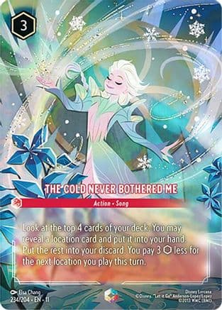 The Cold Never Bothered Me (Enchanted) | Holofoil (234/204) [Winterspell]