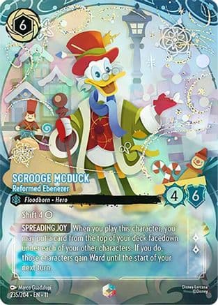 Scrooge McDuck - Reformed Ebenezer (Enchanted) | Holofoil (235/204) [Winterspell]