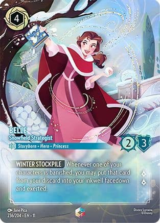 Belle - Snowfield Strategist (Enchanted) | Holofoil (236/204) [Winterspell]