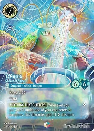 Tamatoa - Seeker of Shine (Enchanted) | Holofoil (237/204) [Winterspell]