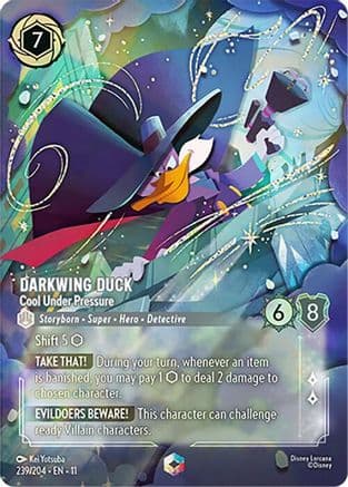 Darkwing Duck - Cool Under Pressure (Enchanted) | Holofoil (239/204) [Winterspell]