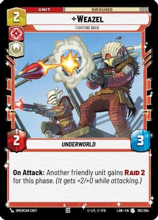Weazel - Fighting Back |  (182/264)  [A Lawless Time]