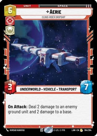 Aerie - Cloud-Rider Dropship |  (184/264)  [A Lawless Time]
