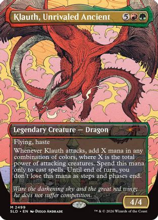 Klauth, Unrivaled Ancient |  Foil (2499) [Secret Lair Drop Series]