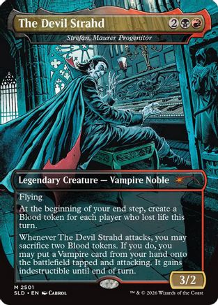 The Devil Strahd - Strefan, Maurer Progenitor |  Foil (2501) [Secret Lair Drop Series]