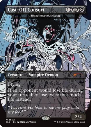 Cast-Off Consort - Bloodletter of Aclazotz |  Foil (2502) [Secret Lair Drop Series]