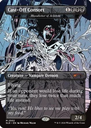 Cast-Off Consort - Bloodletter of Aclazotz |  Foil (2502) [Secret Lair Drop Series]