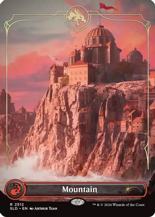 Mountain (2512) |  Foil (2512) [Secret Lair Drop Series]