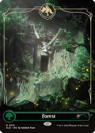 Forest (2513) |  Foil (2513) [Secret Lair Drop Series]