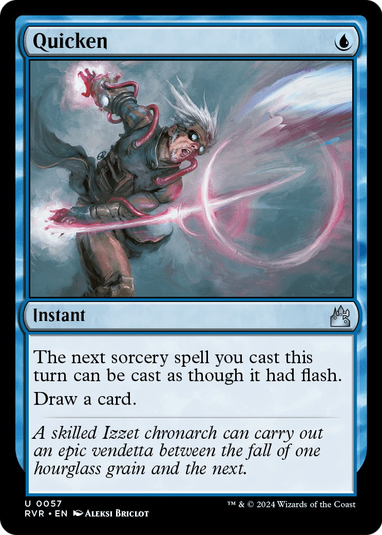 Quicken [Ravnica Remastered] Foil