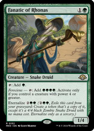 Fanatic of Rhonas |  (152) [Promo Pack: Lorwyn Eclipsed]