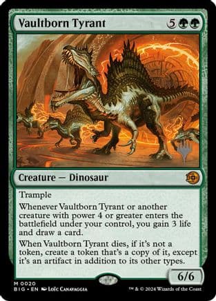 Vaultborn Tyrant |  Foil (020) [Promo Pack: Lorwyn Eclipsed]