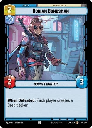 Rodian Bondsman |  (116/264)  [A Lawless Time]