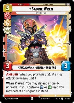 Sabine Wren - Spectre Five |  (78/264)  [A Lawless Time]