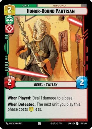 Honor-Bound Partisan |  (58/264)  [A Lawless Time]