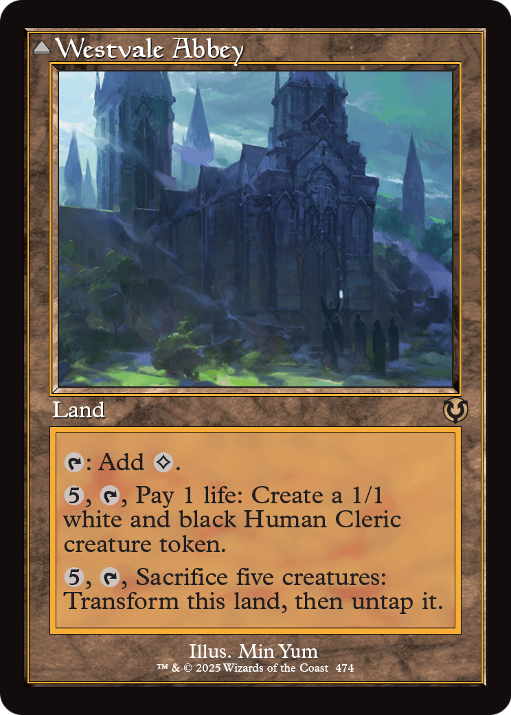 Westvale Abbey (Retro Frame) |  Foil (474) [Innistrad Remastered]
