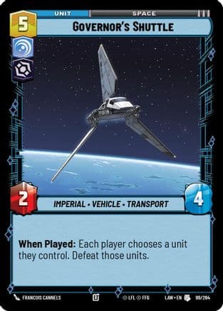 Governor's Shuttle |  (99/264)  [A Lawless Time]