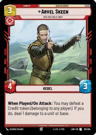 Arvel Skeen - Win and Walk Away |  (191/264)  [A Lawless Time]