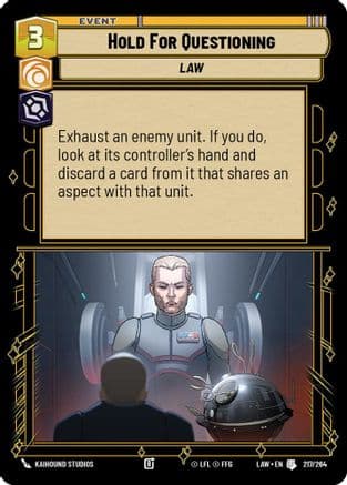 Hold for Questioning |  (217/264)  [A Lawless Time]