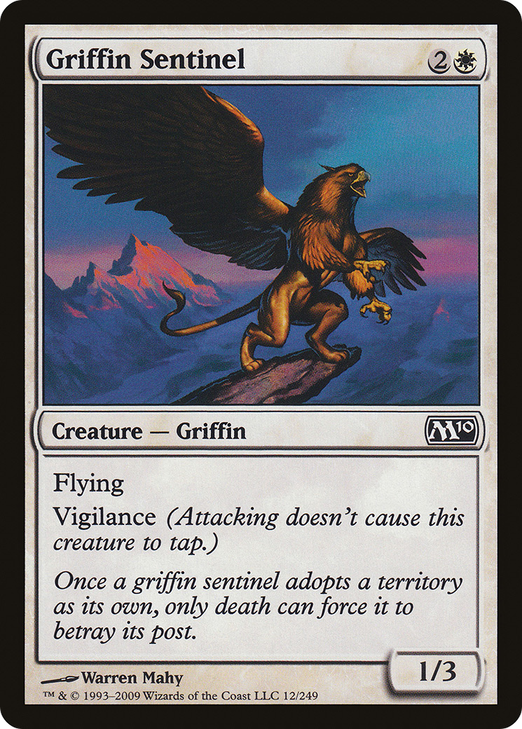 Griffin Sentinel [Magic 2010] Foil