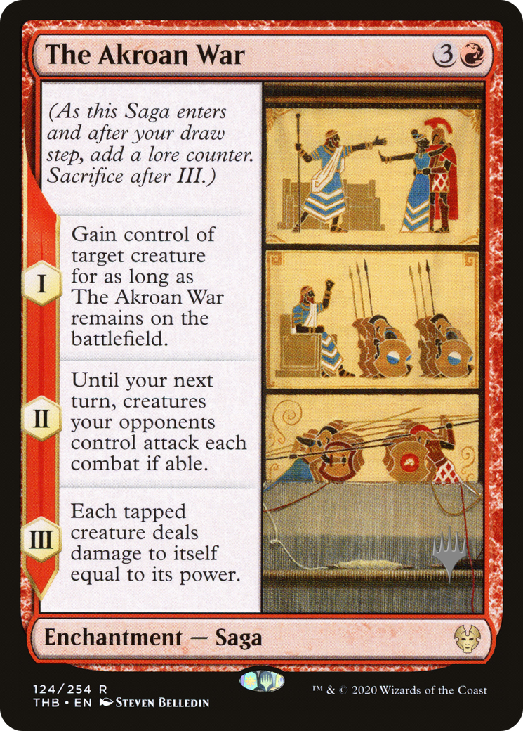The Akroan War (Promo Pack) [Theros Beyond Death Promos] Foil