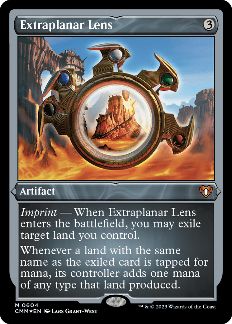 Extraplanar Lens (CMM-604) - Commander Masters Etched Foil