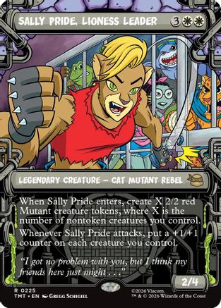 Sally Pride, Lioness Leader (Showcase) |  (225) [Teenage Mutant Ninja Turtles]