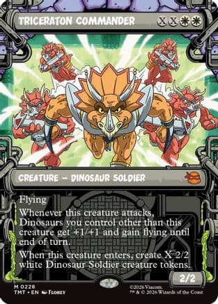 Triceraton Commander (Showcase) |  Foil (226) [Teenage Mutant Ninja Turtles]