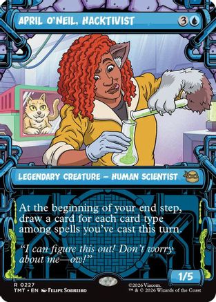 April O'Neil, Hacktivist (0227) (Showcase) |  (227) [Teenage Mutant Ninja Turtles]