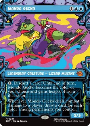 Mondo Gecko (Showcase) |  Foil (231) [Teenage Mutant Ninja Turtles]