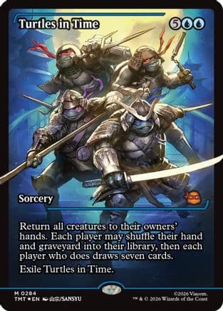 Turtles in Time (Showcase) |  Foil (284) [Teenage Mutant Ninja Turtles]
