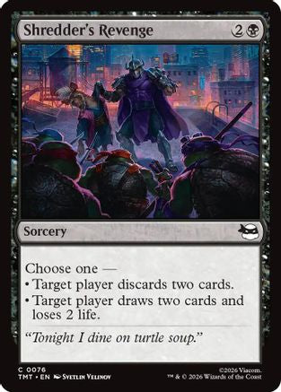 Shredder's Revenge |  Foil (076) [Teenage Mutant Ninja Turtles]