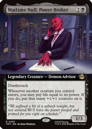 Madame Null, Power Broker (Extended Art) |  (265) [Teenage Mutant Ninja Turtles]