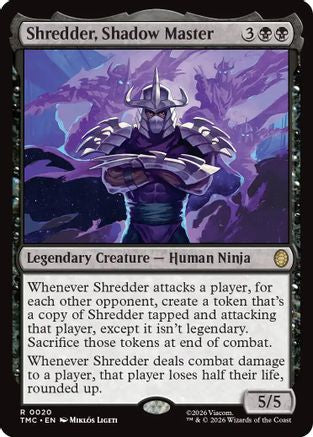 Shredder, Shadow Master |  (020) [Commander: Teenage Mutant Ninja Turtles]