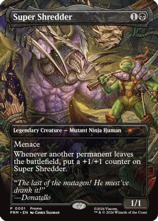 Super Shredder (Borderless) |  (001) [Unique and Miscellaneous Promos]