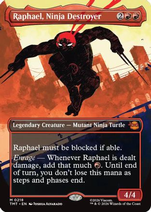 Raphael, Ninja Destroyer (Borderless) |  (218) [Teenage Mutant Ninja Turtles]