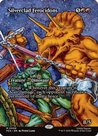 Silverclad Ferocidons (Borderless) |  (009) [Teenage Mutant Ninja Turtles Eternal-Legal]