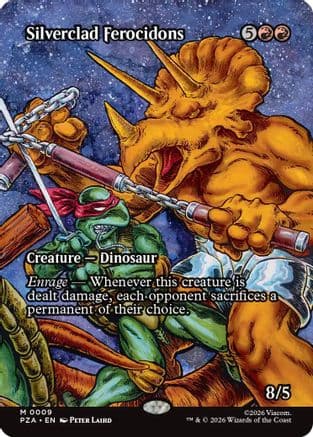 Silverclad Ferocidons (Borderless) |  (009) [Teenage Mutant Ninja Turtles Eternal-Legal]