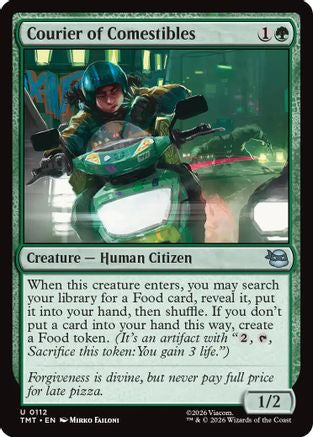 Courier of Comestibles |  Foil (112) [Teenage Mutant Ninja Turtles]
