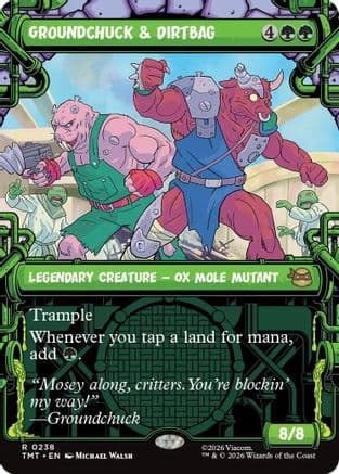 Groundchuck & Dirtbag (Showcase) |  Foil (238) [Teenage Mutant Ninja Turtles]