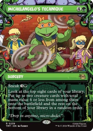 Michelangelo's Technique (Showcase) |  (239) [Teenage Mutant Ninja Turtles]