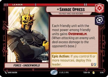 Savage Opress - You Must Have Your Revenge |  (5/84)  [Twin Suns]