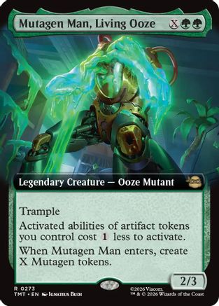 Mutagen Man, Living Ooze (Extended Art) |  Foil (273) [Teenage Mutant Ninja Turtles]