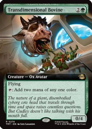 Transdimensional Bovine (Extended Art) |  Foil (274) [Teenage Mutant Ninja Turtles]