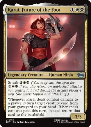 Karai, Future of the Foot |  Foil (151) [Teenage Mutant Ninja Turtles]