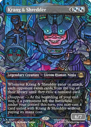 Krang & Shredder (Borderless) |  (201) [Teenage Mutant Ninja Turtles]